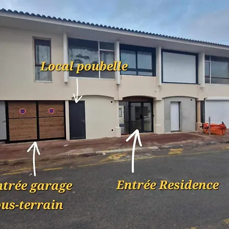 Le Nid Montois, 50m De La De La Baigneuse アパート *